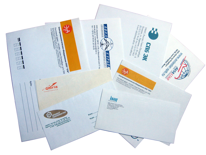 печать фирменных конвертов